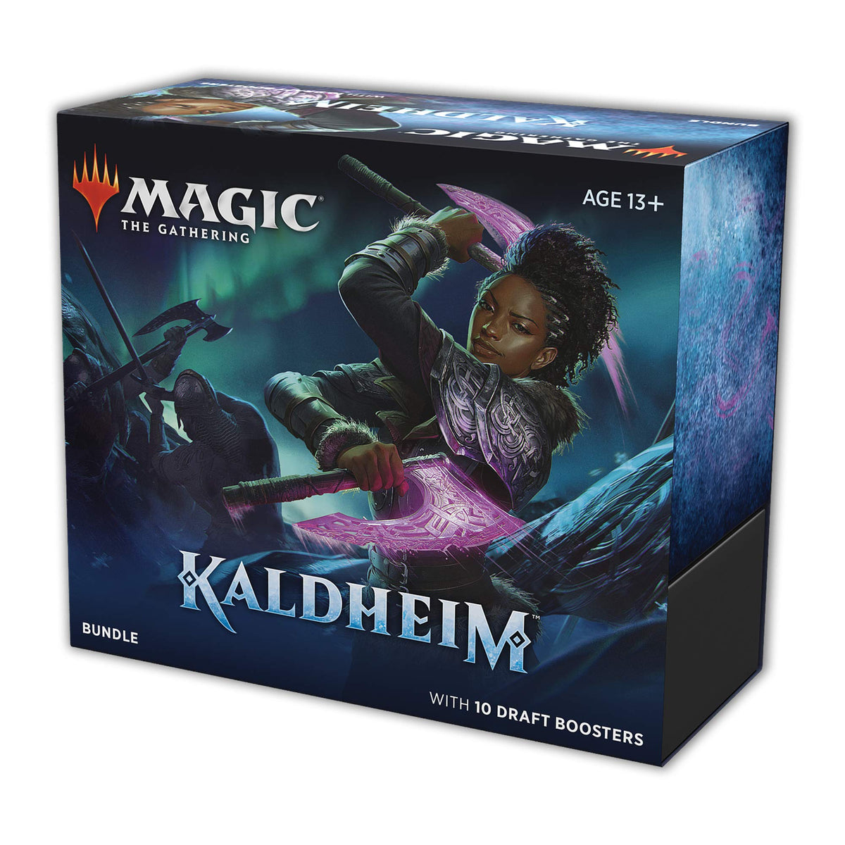 Magic: The Gathering Kaldheim Bundle | 10 Draft Boosters (150 Magic Cards) + Accessories