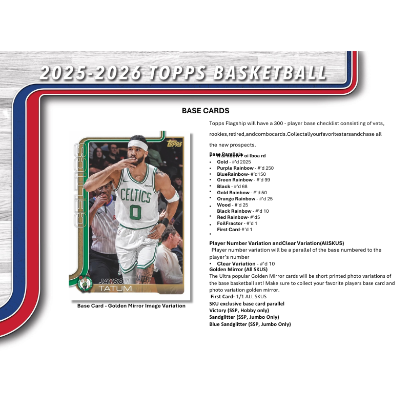 2025/26 Topps Basketball Hobby 12 Box Case
