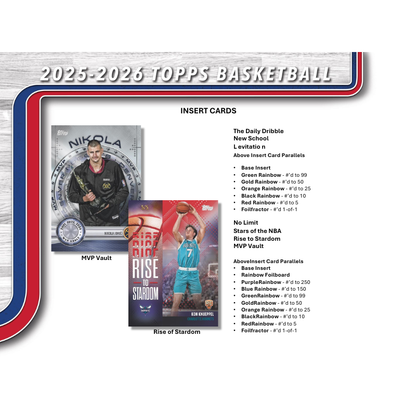 2025/26 Topps Basketball Jumbo 8 Box Case